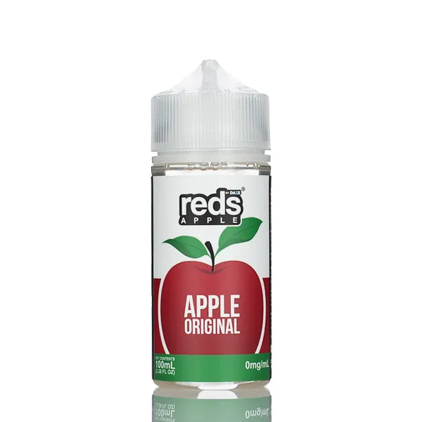 7 Daze Reds Apple - No Nicotine Vape Juice - 100ml - Black Coral